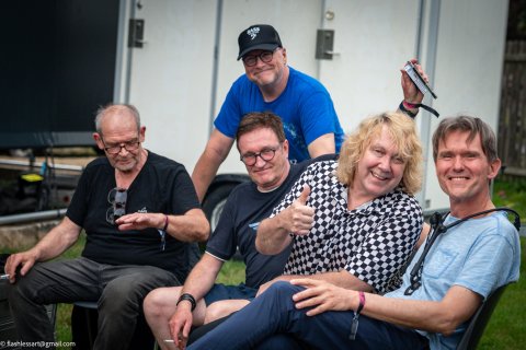 entspannt vor dem Gig